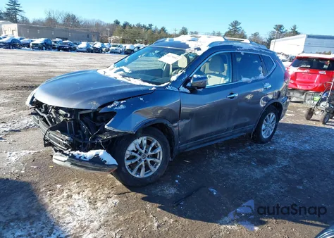 2017 Nissan Rogue Sv из США, поврежденный, VIN KNMAT2MVXHP536101